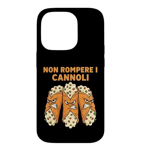 �m�������y�� I Cannoli Divertente cartone animato di cibo �X�}�z�P�[�X iPhone 14 Pro �p
