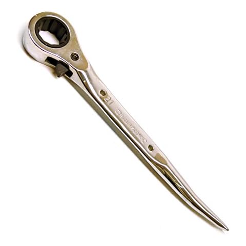 Podger Scaffolding Wrench Spanner Ratchet 21mm SIL89 Cover