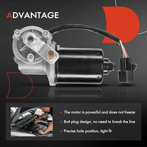 image for A-Premium Front Windshield Wiper Motor Compatible with Kia Vehicles - 