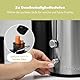 Clatronic Entsafter | ganze Früchte zerkleinern | großer Einfüllschacht | Slow Juicer | Tropfstopp für sauberes Arbeiten | einfache Reinigung | 400W | Entsafter Gemüse und Obst | Juicer | AE 3666