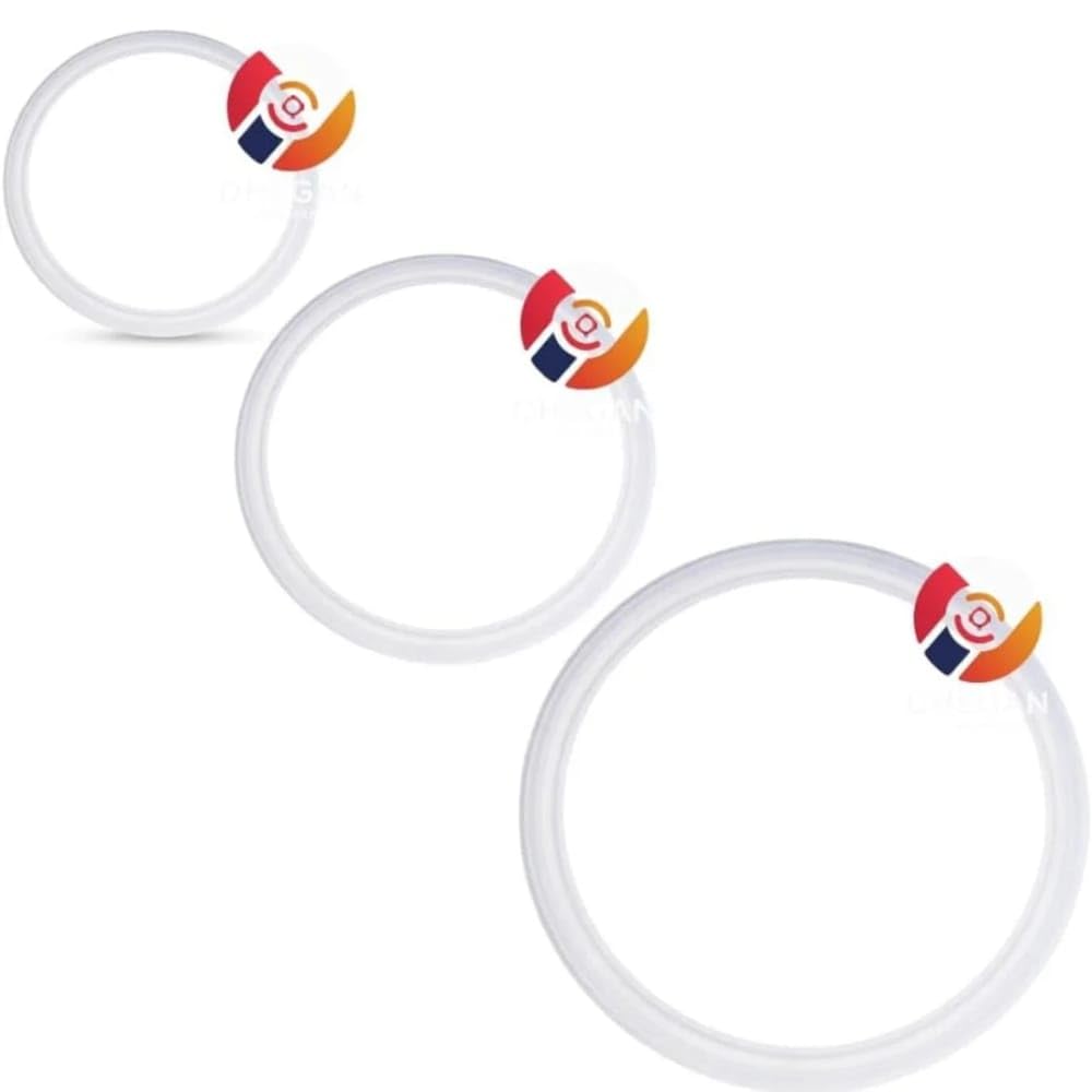 Replacement Mixer Jar Gasket Set of 3 (Small, Medium & Big) - Silicone Sealing Ring Compatible with Sujata Mixer Grinder | Spill & Leak Proof Rubber Washer + Clip-Type Small Jar Lid Gasket-image-7