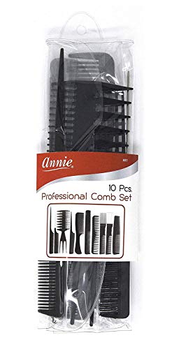 Set de 10 Peines Profesionales Negros Annie miniatura 2