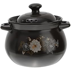 Cazuelas Para Servir Frijoles Cabilock 1 Pc Cazuela De Cerámica Cocina De Cerámica Frijol De Cerámica Olla De Barro De Cerámica Olla De Cerámica Para Servir Sopa Ollas De Barro Estofado Cazuela Pequeña Con Cubierta