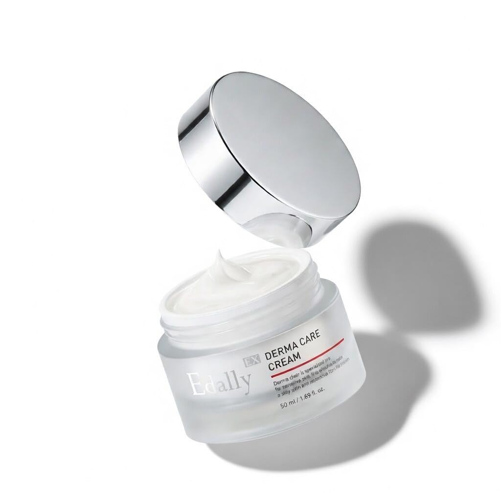 EX Derma Care Cream - K-Beauty Cica Barrier Moisturizer with Madecassoside - Soothing, Calming & Hydrating Care for Sensitive Skin - [50ml / 1.69 fl.oz]