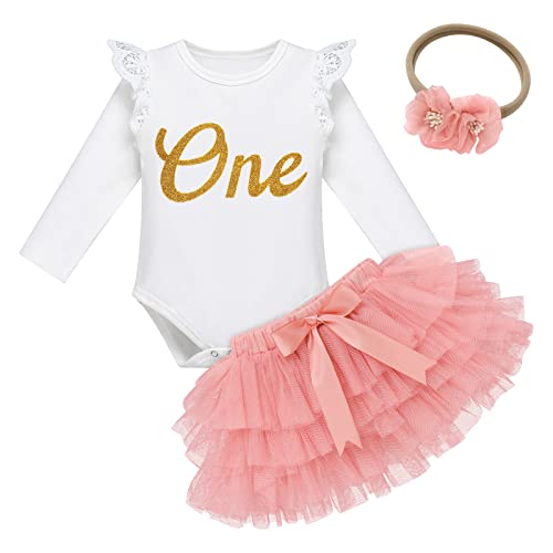 Ensemble dentelle bébé fille 3 pièces chic avec jupe bowknot et tulle