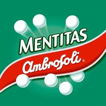 Ambrosoli Mentitas - Refreshingly Delicious Round Mints, Candy Mints, Fresh Mints, Breath Mints, Breath Freshener, Snack Goodies, Mint Packets for Travelers, Adults - 24 Packs of 25g Each