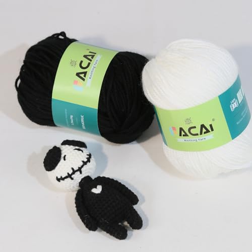 Fio para tricô e crochê, multicolorido (1, esquema de cores claras)