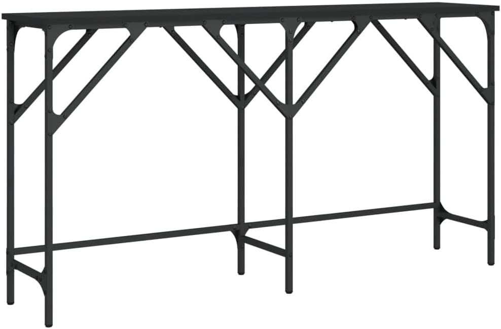 vidaXL Adjustable Feet for Industrial Console Table, Perfect for Hallways, Tough Living Room Display, Home Storage