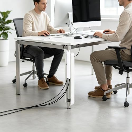 Cache-fils pour bureau et tables pour harmoniser votre coin informatique - 3