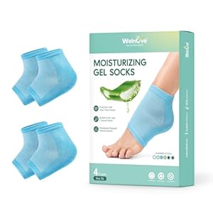 Welnove Feuchtigkeitsspendende Fersensocken 2 Paar