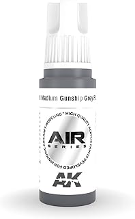 AK Acrylics 3Gen Aircraft AK11881 Medium Gunship Grey FS 36118 (17ml)