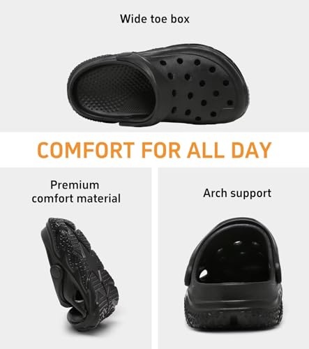 cubufly kids boys girls clog garden shoes slip on slide sandals beach water shoes for toddlerlittle kidbig kidchildren