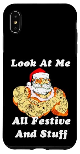 Look At Me All Festive Santo Me Wall Festive Santo Me Be Wo Se �X�}�z�P�[�X iPhone XS Max �p