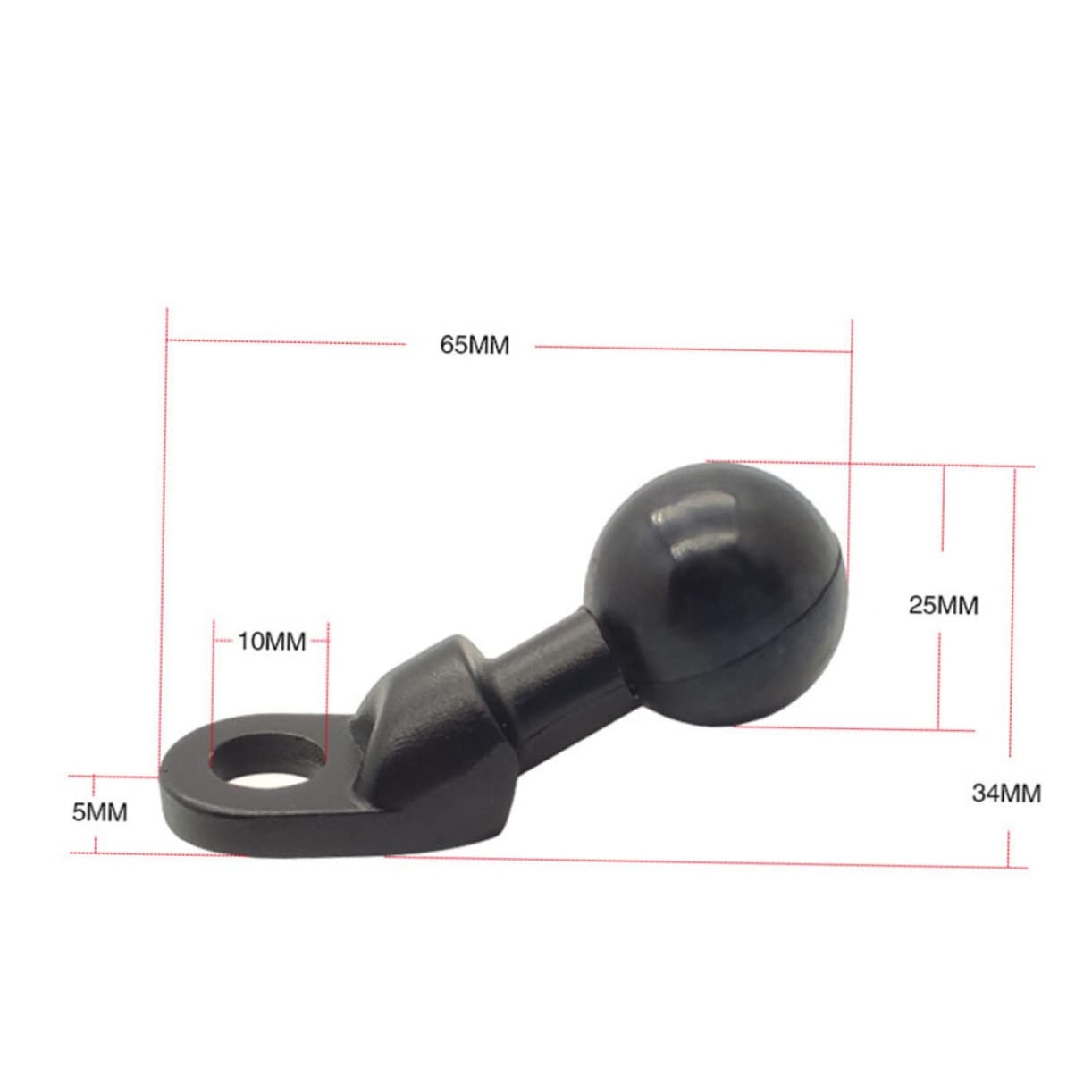 Housoutil 3 Soportes para Teléfono De Motocicleta con Rotación De 360 ​​Grados Seguros Y Prácticos para Coche.