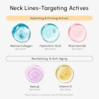 MAREE Neck Wrinkle Patches – Collagen Anti-Wrinkle Patches with Retinol & Hyaluronic Acid for Face Lift – Neck Mask for Tightening and Firming – Neck Lifting Mask & Face Tape for Neck Wrinkles – 5 Pcs — image 4