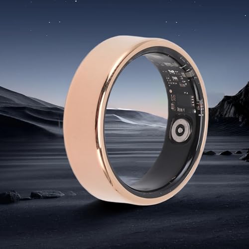 Traqueur de sommeil IP68 : anneau intelligent or mat JTLB