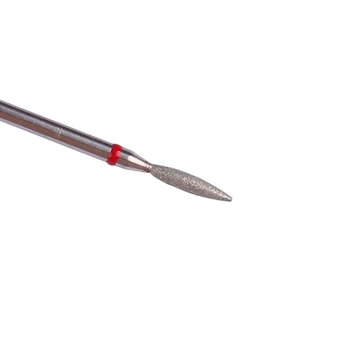 Miniatura 5 de MZCMSL Juego de brocas para cutícula de llama con estuche, 6 brocas de uñas de diamante profesional para manicura de salón de uñas