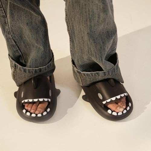 Image of Loox Shark Slippers for Men | Funky & Unique Design | Anti-Skid, Waterproof, Lightweight EVA Cloud Slippers | Casual House Slides