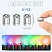 Mini LED Lights, 10 Pieces Mini Electric Lights for Dollhouse, Small Lights for Crafts, Battery Included, Tiny Lights for DIY Miniature Lights, Small Decoration Dollhouse Accessories (7 Colors)