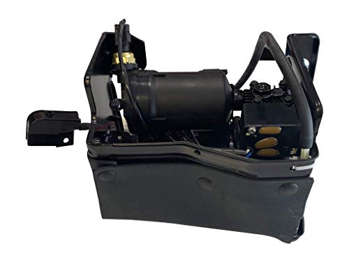 Air Suspension Compressor With Bracket - Air Bag System - Replaces 15254590, 19299545, 15296756 - Compatible With Cadillac, Chevy And Gmc Suvs - Escalade, Avalanche, Suburban, Tahoe, Yukon, Xl1500 #TOP7