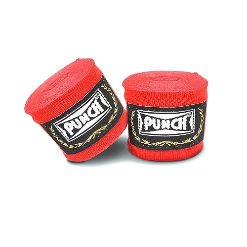 Punch Bandagem Elástica 50 mm - 3,00 Mts Unissex 3,00 compr. X 0,05 Largura Vermelha