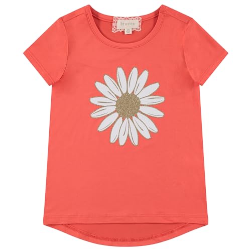 BTween Girls 4-Piece Summer Tops | Fashionable Short Sleeve T-Shirt | Casual Daily Shirt for Kids - Assorted Colors2