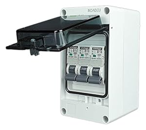 RoadEu Skrzynka bezpiecznikowa 2x16A i 1x10A IP65