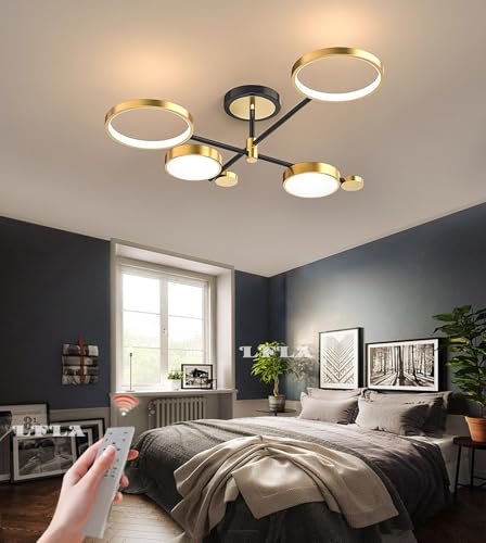 Plafonnier LED dimmable pour illuminer vos soirées dans le salon - 2