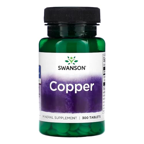 Cobre Copper 2mg Swanson 300 Tabs Importado
