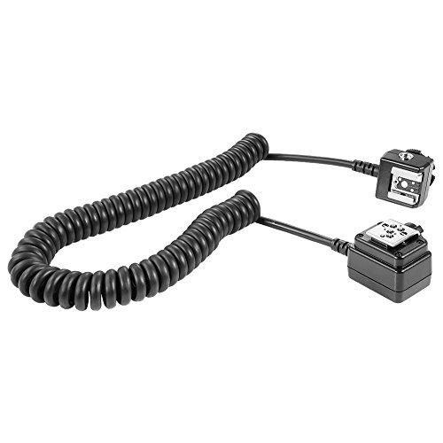 Neewer 4.9 feet/1.5 m TTL Off Camera Flash Speedlite Cord for Nikon D3000,D3100,D3200,D3300,D5000,D5100,D5200,D5300,D5500, D7000,D7200,D7100,D90,D600,D800,D800E DSLR Cameras