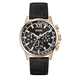 Guess Reloj Multiesfera para para Hombre de Cuarzo con Correa en Cuero GW0901G5