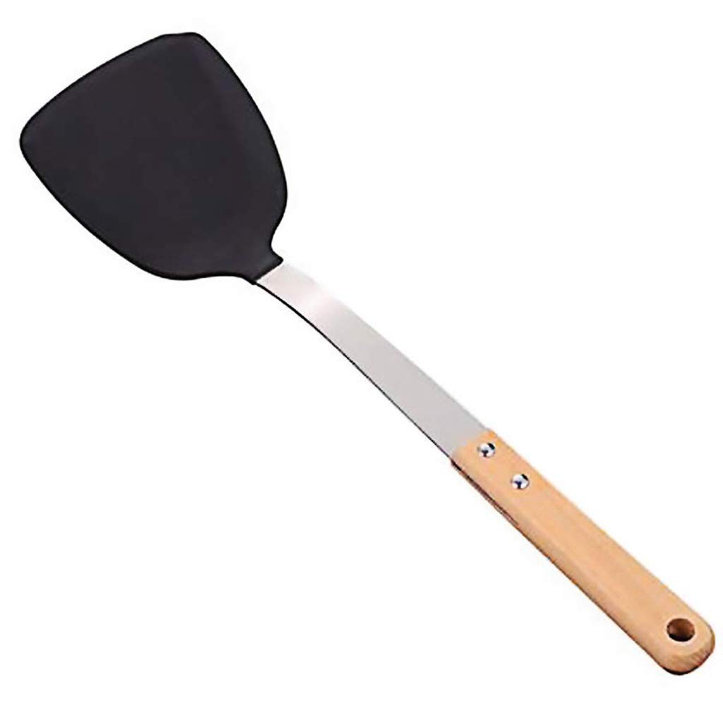 Spatule wok silicone résistant à la chaleur et antiadhésive polyvalente