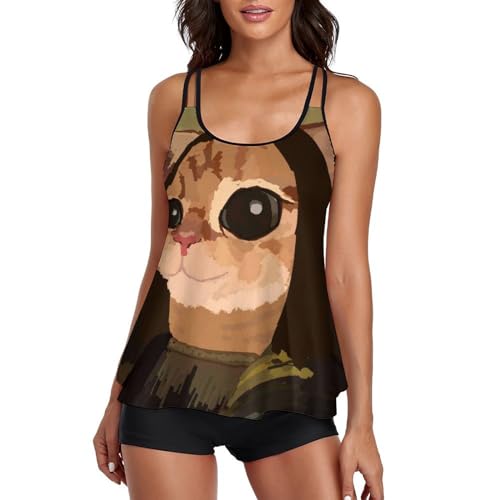 Robe de plage tankini et shorty pour femme active