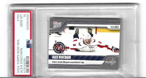 Alex Ovechkin PSA 10 2024-25 Hockey Sticker #154