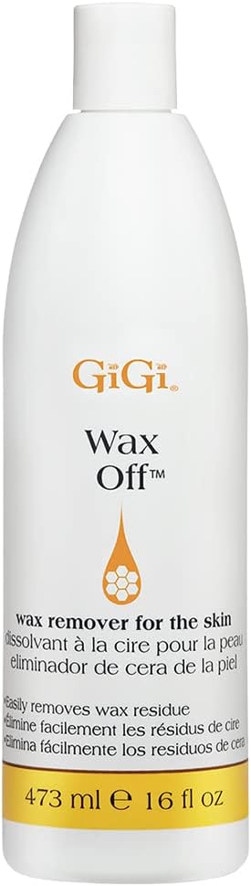 GiGi Wax Off - Hair Wax Remover for the Skin with Aloe Vera, 16 oz