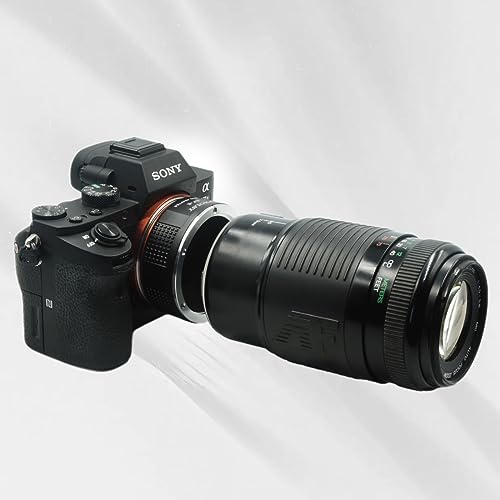 PHOLSY Lens Mount Adapter Manual Focus Compatible with Canon EF to Sony E Mount Camera Body a1 a9ii a7S iii/ii - Image 4