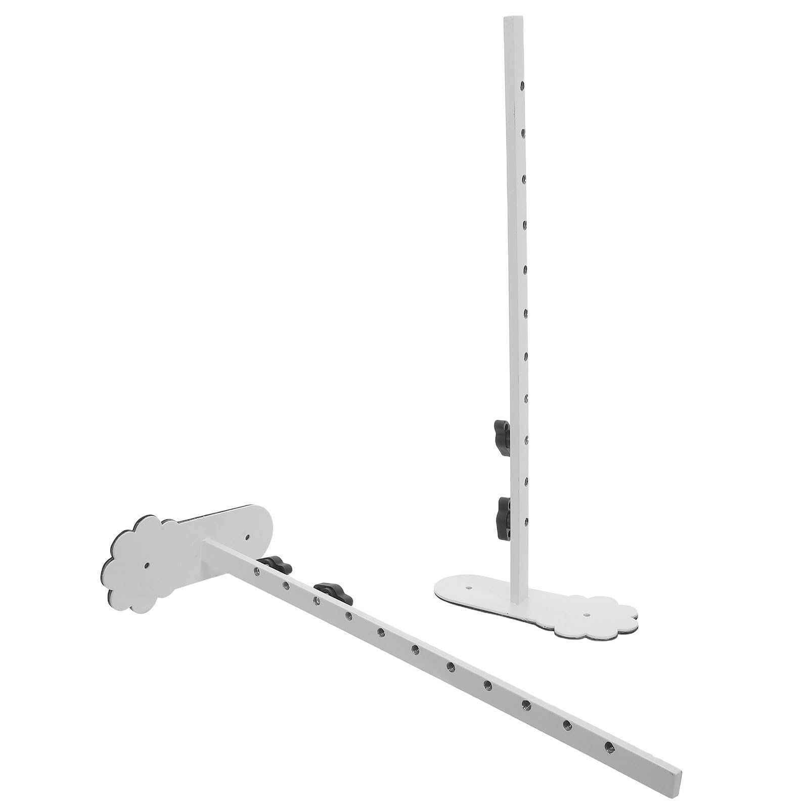 Panneau perforé et accessoires de bureau en acier blanc résistant