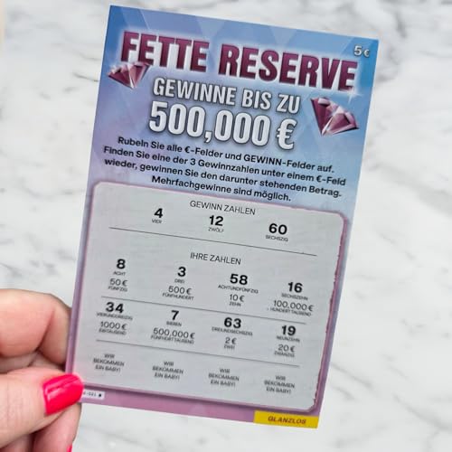 Cappstan UK WIR BEKOMMEN EIN BABY! – Rubbelkarten Schwangerschaft verkünden (6er Set) – Baby Reveal Überraschung – Baby Ankündigung für Familie & Freunde – Schwangerschaft Verkündung Karte