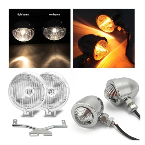 Luz Trasera para Motocicleta de 12v compatible con Honda y Suzuki 4