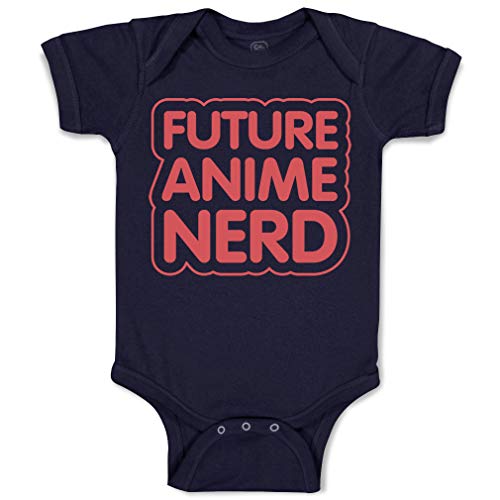 Image of Cute Rascals Baby Bodysuit Future Anime Nerd Funny Humor Boy & Girl Baby Clothes Funny Cotton Navy Design Only Newborn