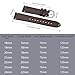 BISONSTRAP Men's Watch Bands, Hand-Stitched Leather Watch Straps, Quick Release, 22mm, Coffee Brown with Silver Buckle