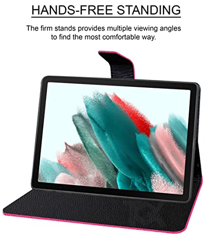Image of TGK Executive Adjustable Stand Leather Flip Case Cover for Samsung Galaxy Tab A8 10.5 inch (Executive Pink)