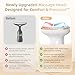 Cold Heat Facial Massager with Red Light Therapy, Christmas Gifts for Women 7-in-1 LED Gua Sha Sculptor, Microcurrent, Vibration for Face Neck Eye Lifting, Wrinkles, Puffiness, Firming