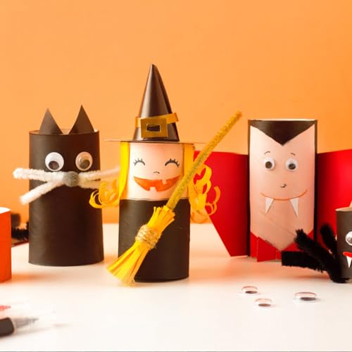 12 Stück Papprollen Bastelrollen 40x3,5cm und 40x4,5cm Runde Bastel Cardboard Tube Craft Rolls für DIY, Kreative Handarbeit und Kunstprojekte