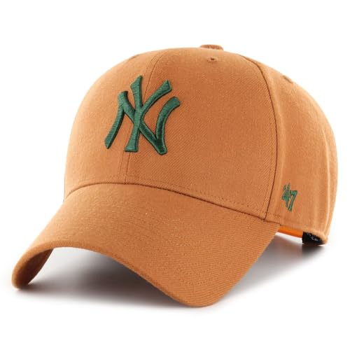 '47 Brand Curved Snapback Cap MLB New York Yankees orange
