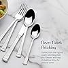Mikasa Harmony 65-Piece 18/10 Stainless Steel Flatware Set, Service for 12, Polished Silverware with Serving Utensils, Dishwasher Safe #3