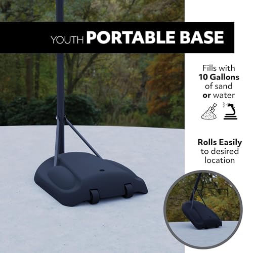 image for Lifetime Adjustable Youth Basketball Hoop, Telescoping Height Adjustme