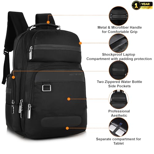 Price History of Half Moon Orion Business Backpack for Man 30L Heavy Duty Premium Laptop Backpack 1680D Polyester 15.6-inch Padded Laptop Bag Water/Scratch-resistant M from Amazon 63_80651731