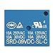 Weasch 2 Pack PCB Power Relay SRD-09VDC-SL-C, DC 9V Coil, 10A 250VAC, SPDT, 5 Pin, for Household Appliance Boards (2)