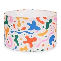 ValueLights | Kids Bright Abstract Squiggle Lampshade Easy Fit Pendant Bedroom Ceiling Light Shade | Shades & Home Improvements Essential | 25cm Shade Width